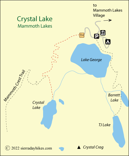 Crystal Lake, Mammoth Lakes, CA