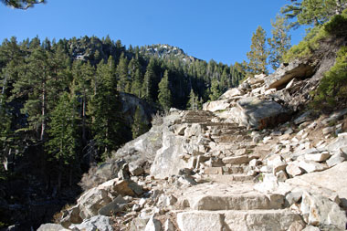 Eagle Falls trail, Emerald Bay, Lake Tahoe