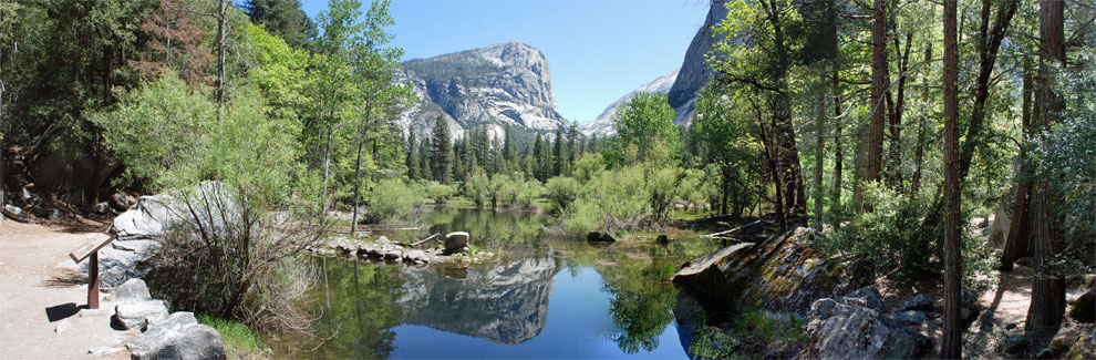 Mirror Lake trail, Yosemite National Park, CA
