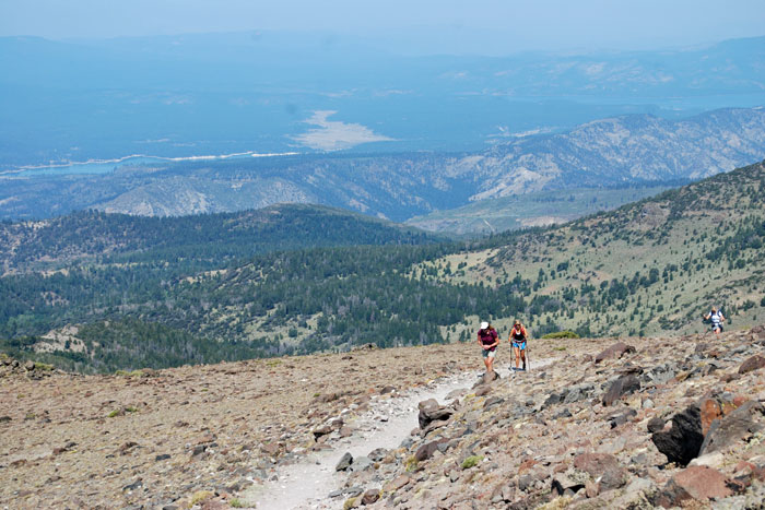 Trail leading to the summit of Mount Rose, Nevada