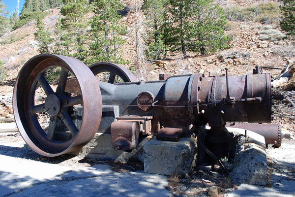Compressor plant, Mammoth Consolidated Gold Mine,  Mammoth Lakes, California